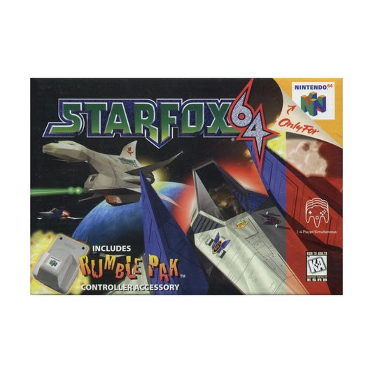 Representative pre-owned Star Fox 64 (Nintendo 64), white product reference.