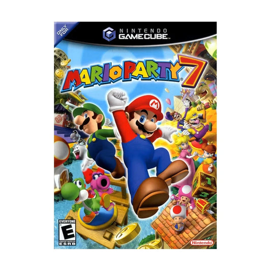 Representative pre-owned Mario Party 7 (GameCube), white product reference.