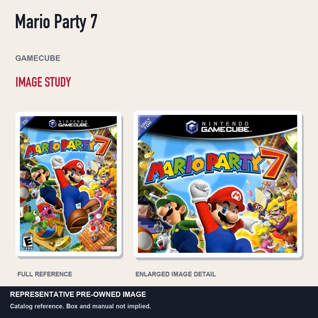 Representative pre-owned Mario Party 7 (GameCube), full image and detail.
