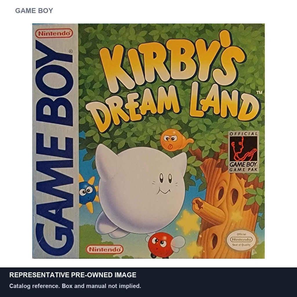 Representative pre-owned Kirby's Dream Land (Game Boy), white product reference.