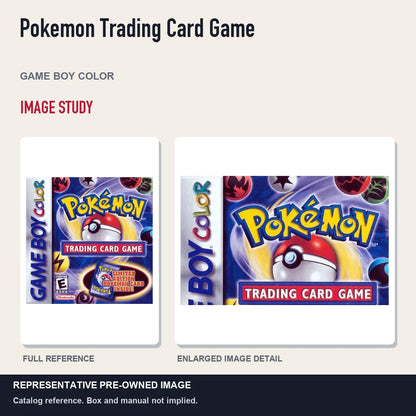 Representative pre-owned Pokemon Trading Card Game (Game Boy Color), full image and detail.