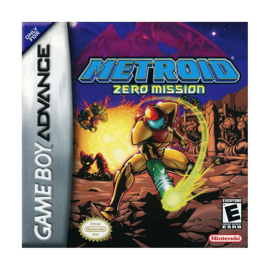 Representative pre-owned Metroid Zero Mission (Game Boy Advance), white product reference.