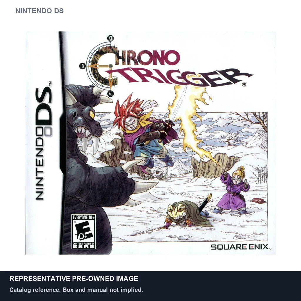 Representative pre-owned Chrono Trigger (Nintendo DS), white product reference.