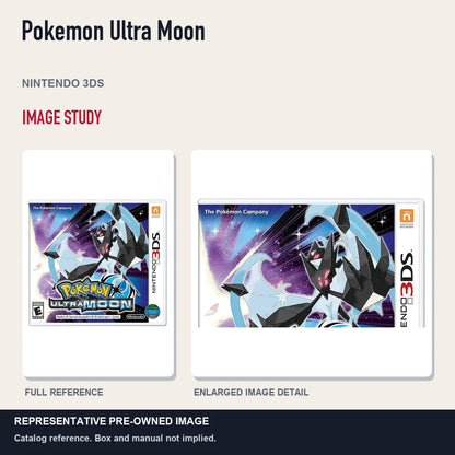 Representative pre-owned Pokemon Ultra Moon (Nintendo 3DS), full image and detail.