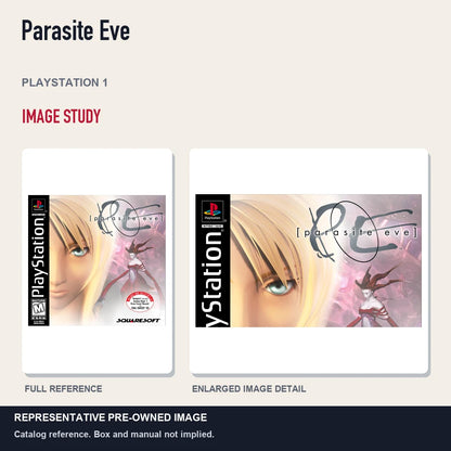 Representative pre-owned Parasite Eve (PlayStation 1), full image and detail.