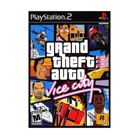 Representative pre-owned Grand Theft Auto Vice City (PlayStation 2), white product reference.