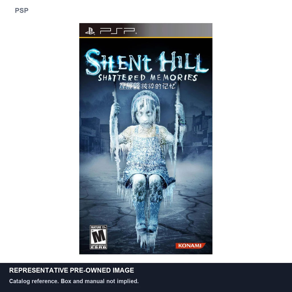 Representative pre-owned Silent Hill: Shattered Memories (PSP), white product reference.