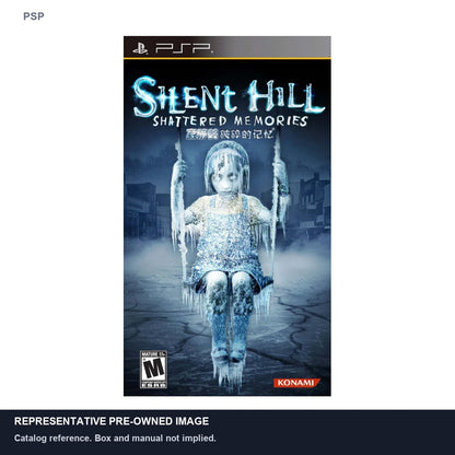 Representative pre-owned Silent Hill: Shattered Memories (PSP), white product reference.
