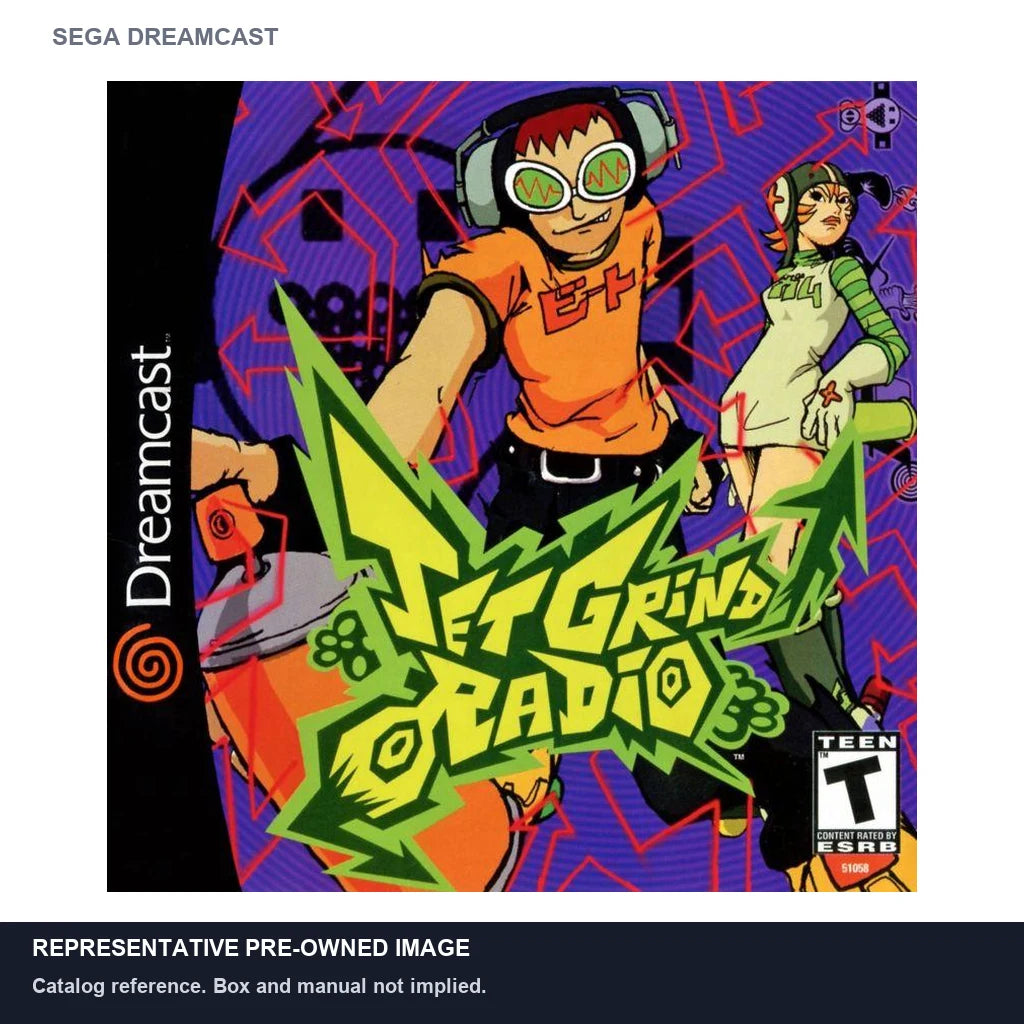 Representative pre-owned Jet Grind Radio (Sega Dreamcast), white product reference.