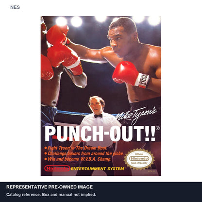 Representative pre-owned Mike Tyson's Punch-Out (NES), white product reference.