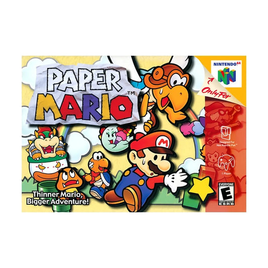 Representative pre-owned Paper Mario (Nintendo 64), white product reference.