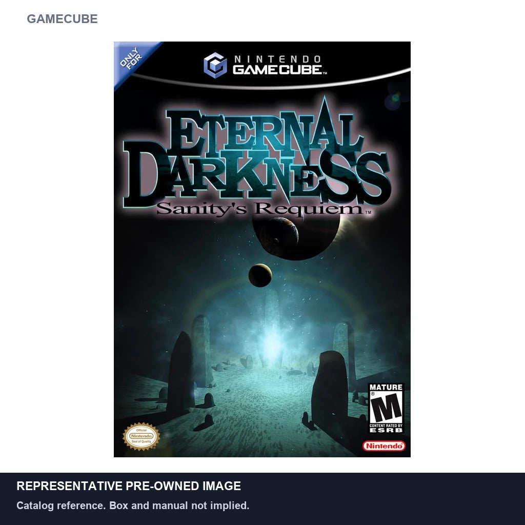 Representative pre-owned Eternal Darkness (GameCube), white product reference.