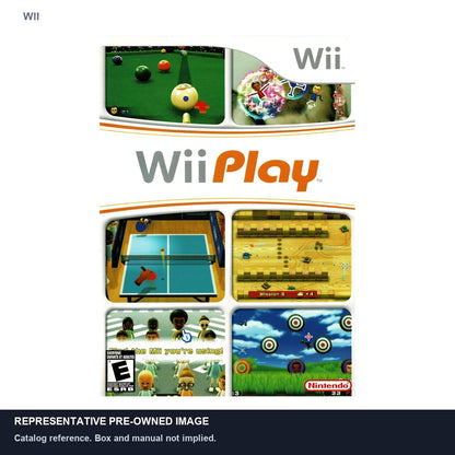 Representative pre-owned Wii Play (Wii), white product reference.