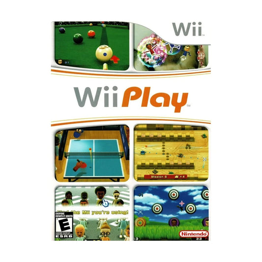 Representative pre-owned Wii Play (Wii), white product reference.