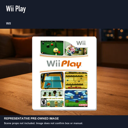 Representative pre-owned Wii Play (Wii), product image in a styled room scene.