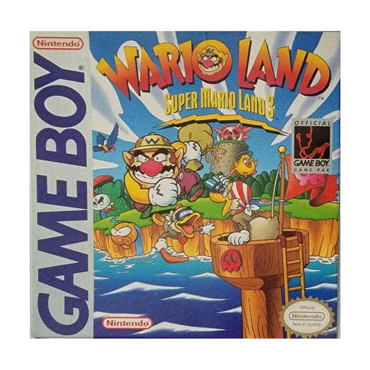 Representative pre-owned Wario Land Super Mario Land 3 (Game Boy), white product reference.