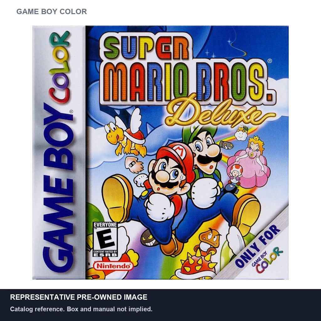 Representative pre-owned Super Mario Bros Deluxe (Game Boy Color), white product reference.
