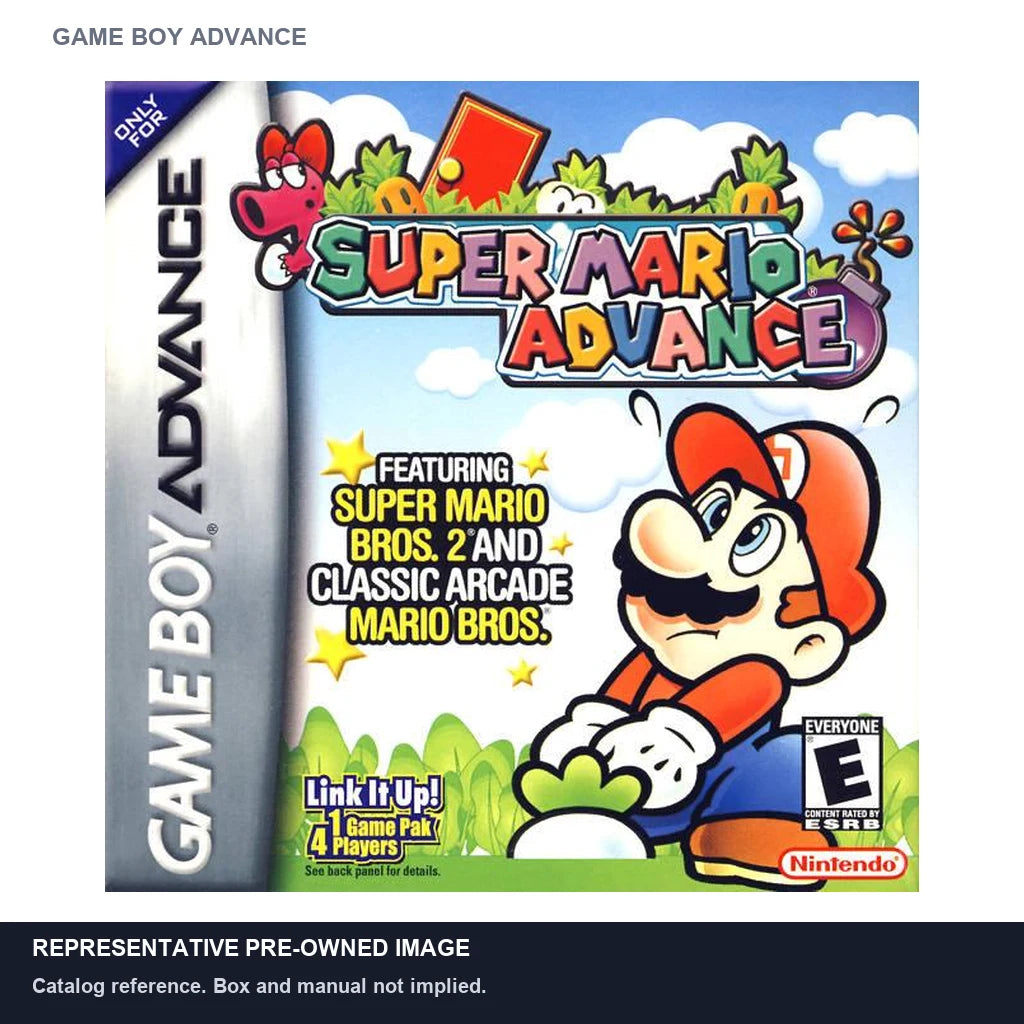 Representative pre-owned Super Mario Advance (Game Boy Advance), white product reference.