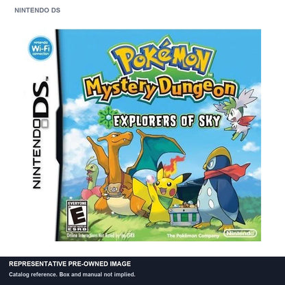 Representative pre-owned Pokemon Mystery Dungeon Explorers of Sky (Nintendo DS), white product reference.