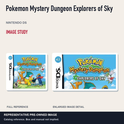 Representative pre-owned Pokemon Mystery Dungeon Explorers of Sky (Nintendo DS), full image and detail.