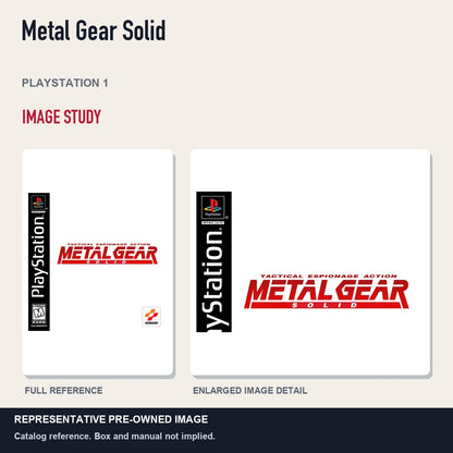 Representative pre-owned Metal Gear Solid (PlayStation 1), full image and detail.
