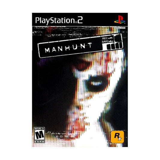 Representative pre-owned Manhunt (PlayStation 2), white product reference.