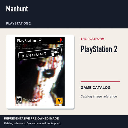 Representative pre-owned Manhunt (PlayStation 2), platform product layout.