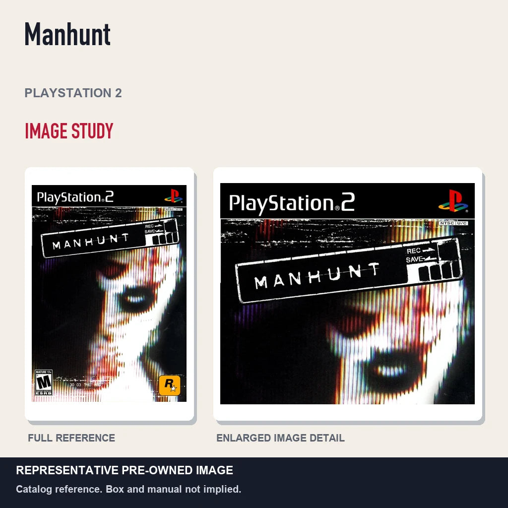 Representative pre-owned Manhunt (PlayStation 2), full image and detail.