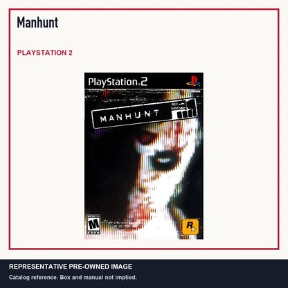 Representative pre-owned Manhunt (PlayStation 2), minimal product layout.