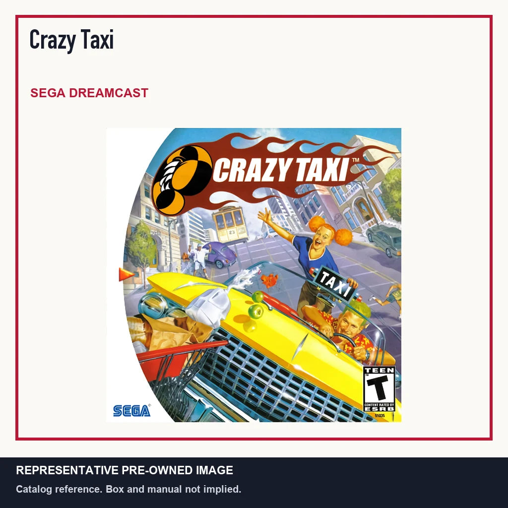 Representative pre-owned Crazy Taxi (Sega Dreamcast), minimal product layout.