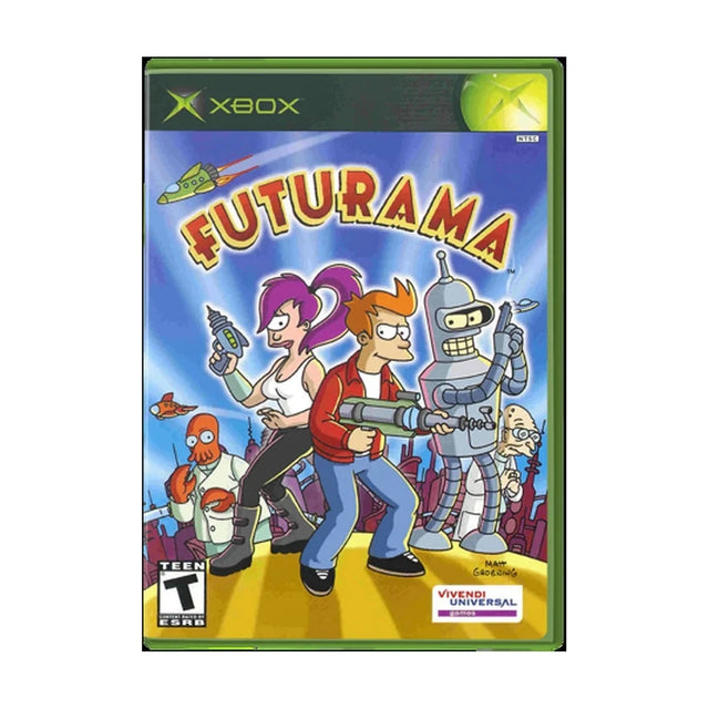 Representative pre-owned Futurama (Xbox), white product reference.
