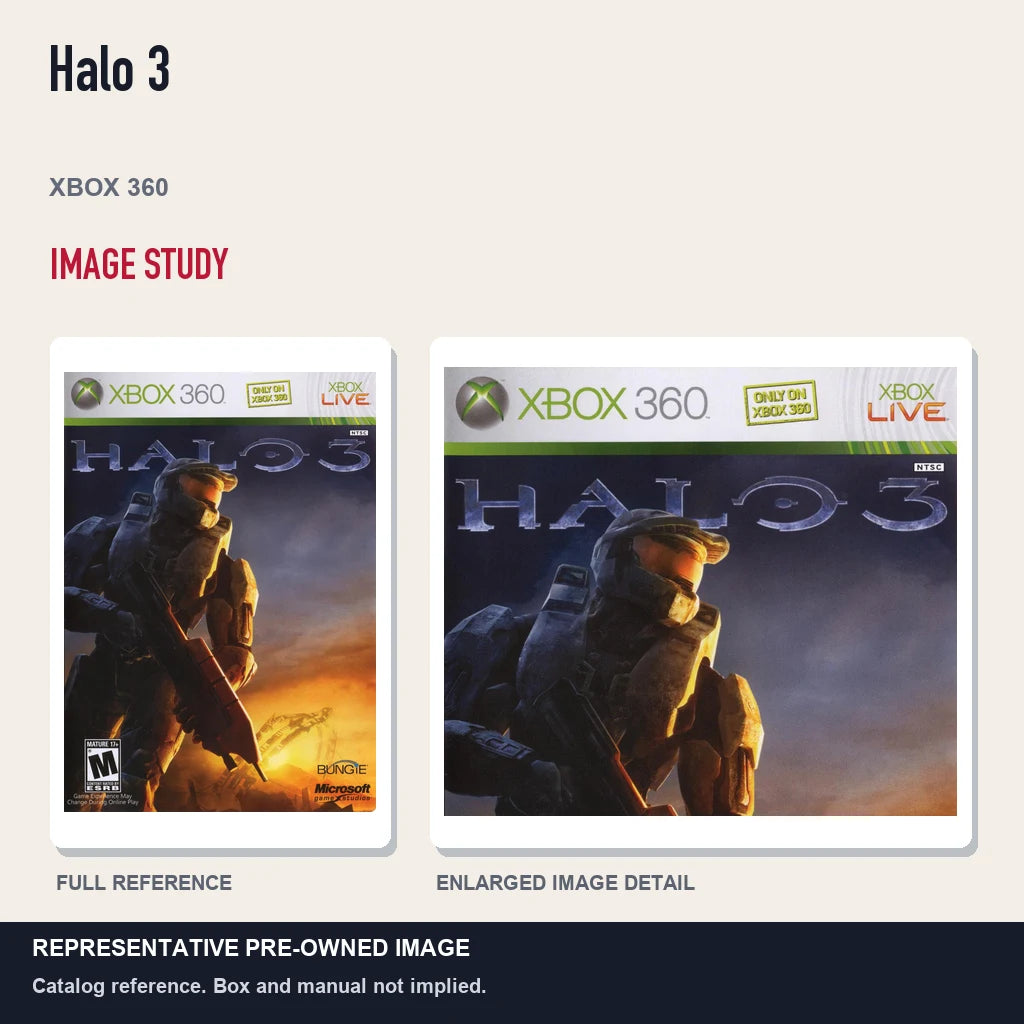 Representative pre-owned Halo 3 (Xbox 360), full image and detail.