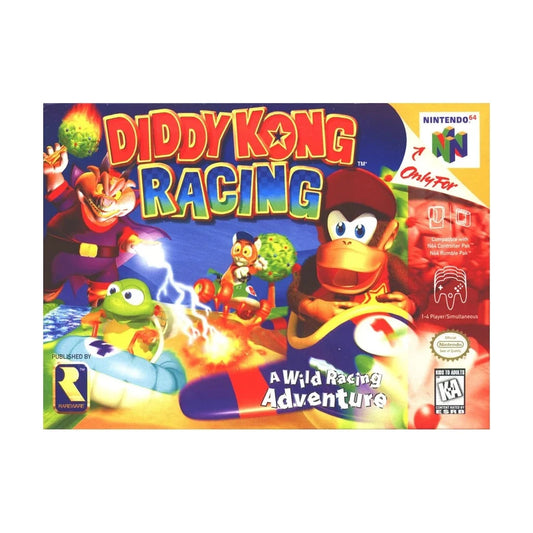 Representative pre-owned Diddy Kong Racing (Nintendo 64), white product reference.