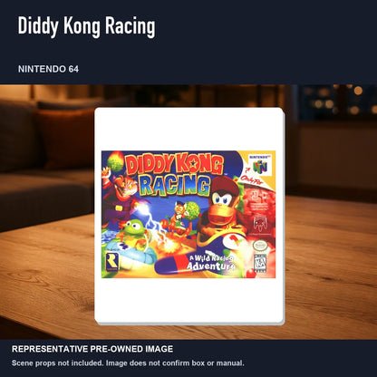 Representative pre-owned Diddy Kong Racing (Nintendo 64), product image in a styled room scene.