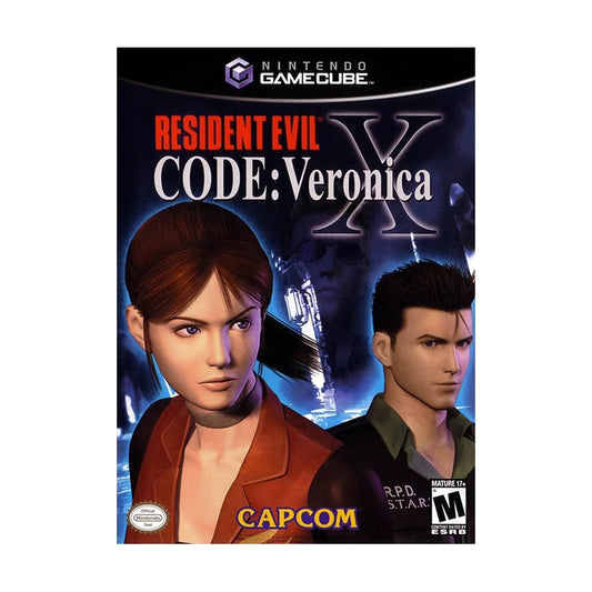 Representative pre-owned Resident Evil Code Veronica X (GameCube), white product reference.