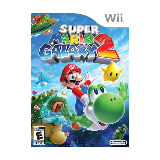 Representative pre-owned Super Mario Galaxy 2 (Wii), white product reference.