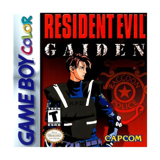 Representative pre-owned Resident Evil Gaiden (Game Boy Color), white product reference.