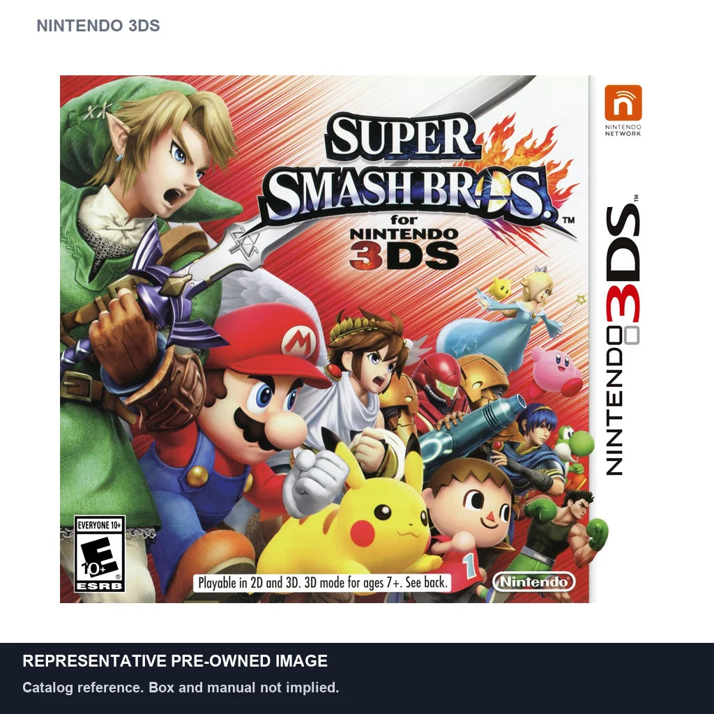 Representative pre-owned Super Smash Bros for Nintendo 3DS (Nintendo 3DS), white product reference.