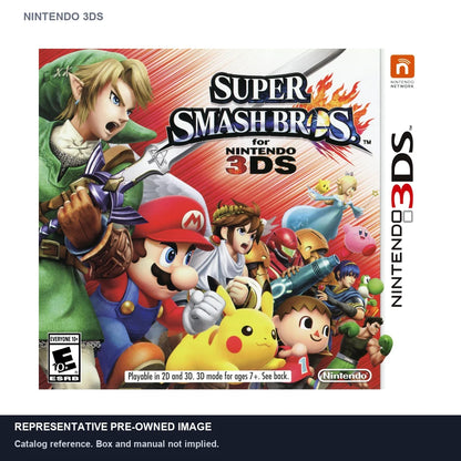 Representative pre-owned Super Smash Bros for Nintendo 3DS (Nintendo 3DS), white product reference.