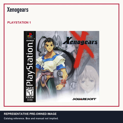 Representative pre-owned Xenogears (PlayStation 1), minimal product layout.