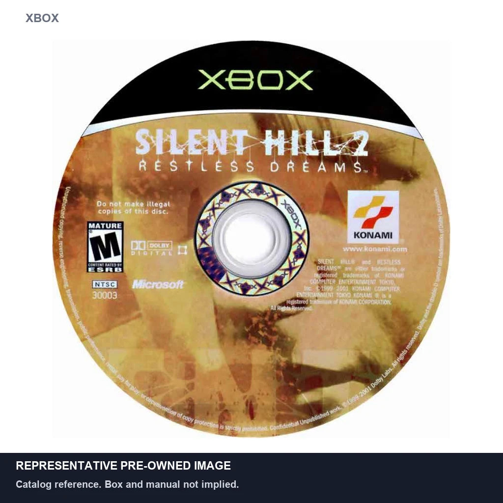 Representative pre-owned Silent Hill 2 (Xbox), white product reference.