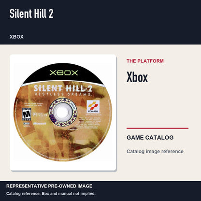 Representative pre-owned Silent Hill 2 (Xbox), platform product layout.