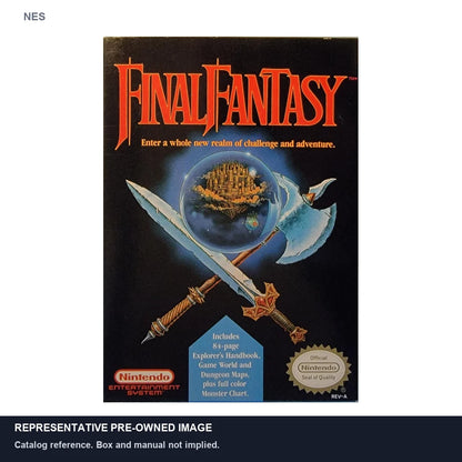 Representative pre-owned Final Fantasy (NES), white product reference.