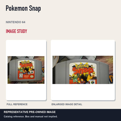 Representative pre-owned Pokemon Snap (Nintendo 64), full image and detail.