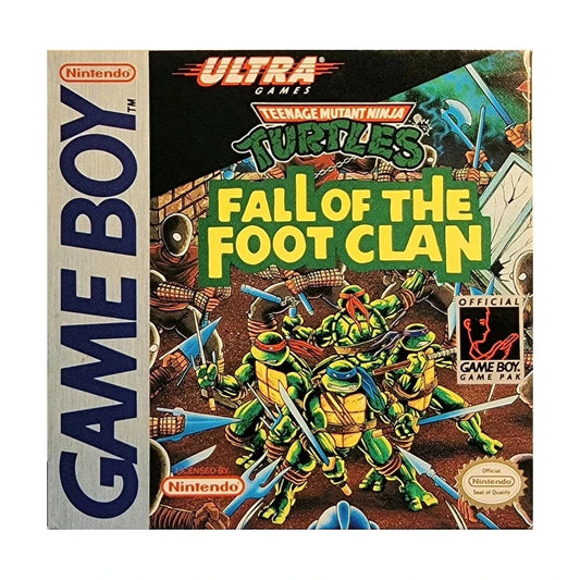 Representative pre-owned Teenage Mutant Ninja Turtles Fall of the Foot Clan (Game Boy), white product reference.