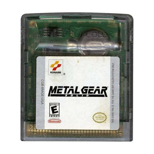 Representative pre-owned Metal Gear Solid (Game Boy Color), white product reference.