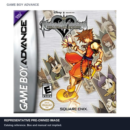 Representative pre-owned Kingdom Hearts Chain of Memories (Game Boy Advance), white product reference.