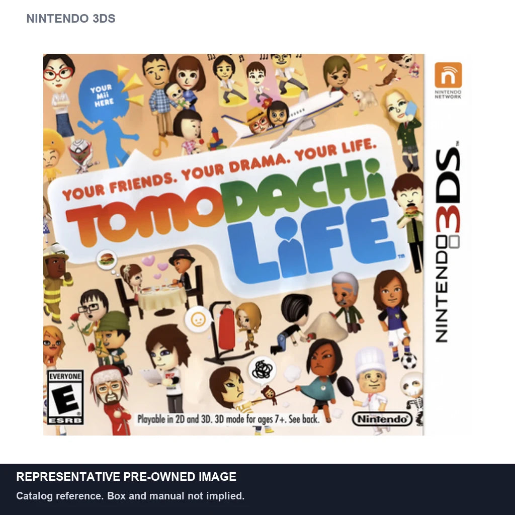 Representative pre-owned Tomodachi Life (Nintendo 3DS), white product reference.