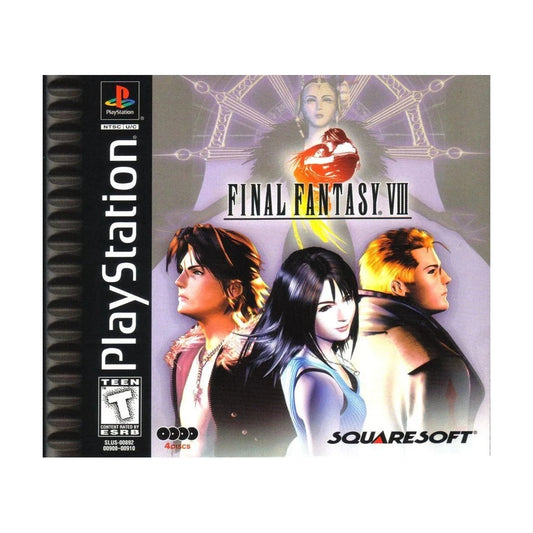 Representative pre-owned Final Fantasy VIII (PlayStation 1), white product reference.