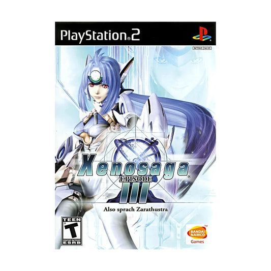 Representative pre-owned Xenosaga 3 (PlayStation 2), white product reference.